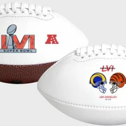 Rawlings Discount ● Super Bowl 56 Bengals Vs Rams Youth Size Dueling Football
