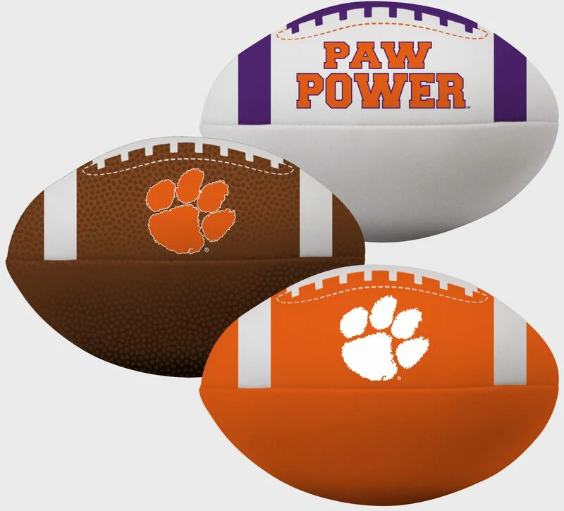 Rawlings Discount ● NCAA Clemson Tigers 3 Softee Football Set 3 Rawlings Discount ● NCAA Clemson Tigers 3 Softee Football Set