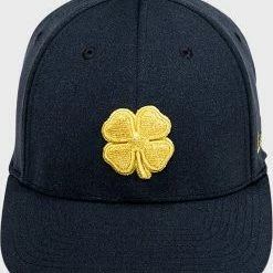 Cheap ● Rawlings Black Clover Gold Glove Fitted Hat