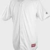 Rawlings Discount ● Adult Short Sleeve Jersey -Rawlings KLR121 W 1