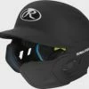 Rawlings Discount ● Mach Right Handed Batting Helmet With EXT Flap, 1-Tone & 2-Tone -Rawlings MACHEXTR B 5 247x219 1