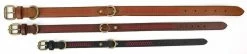 Cheap ● Rawlings Baseball Stitch Leather Dog Collar