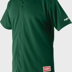 Rawlings Discount ● Short Sleeve Full Button Front Jersey, Adult & Youth