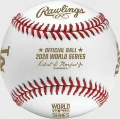 Rawlings Discount ● MLB 2020 World Series Dueling Baseball